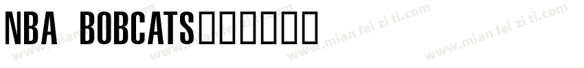 NBA Bobcats字体转换
